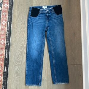 EUC Paige Noella Maternity Straight Leg Jeans
